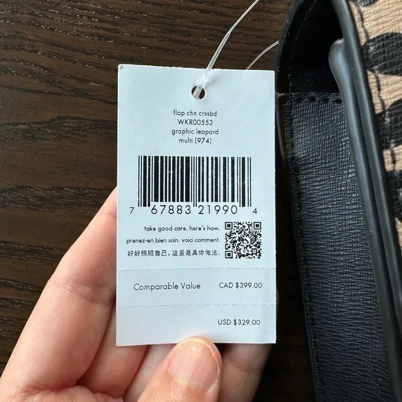 Kate Spade Leopard Chain Purse NWT - Picture 8 of 9